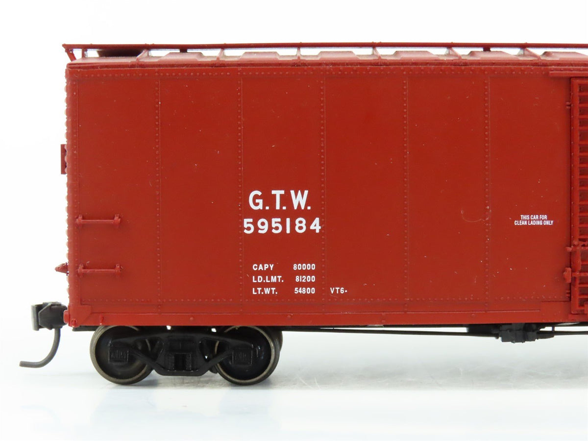 HO Scale Proto 2000 #23349 GTW Grand Trunk Western 50&#39; Single Door Boxcar 595184
