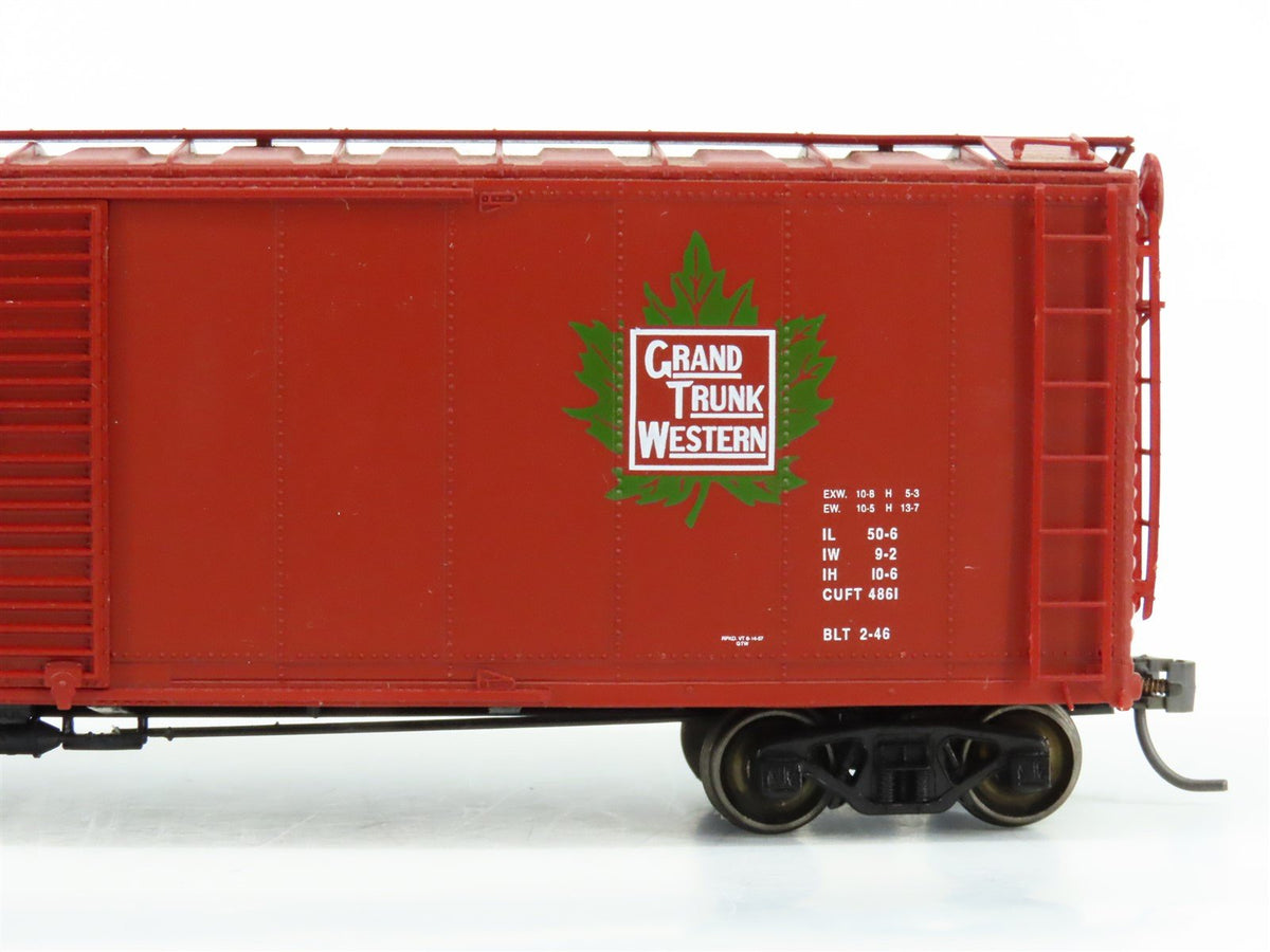 HO Scale Proto 2000 #23349 GTW Grand Trunk Western 50&#39; Single Door Boxcar 595184