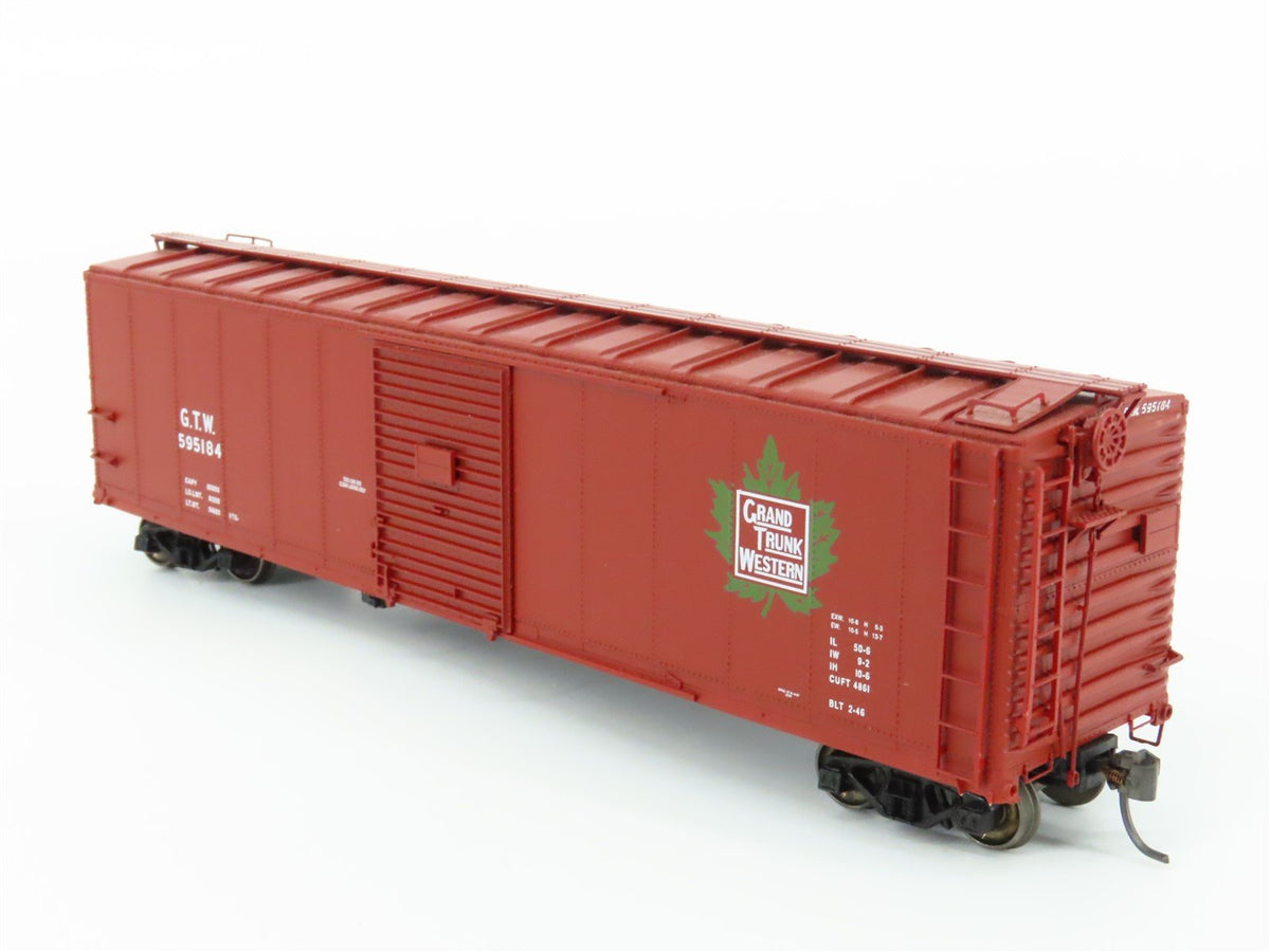 HO Scale Proto 2000 #23349 GTW Grand Trunk Western 50&#39; Single Door Boxcar 595184