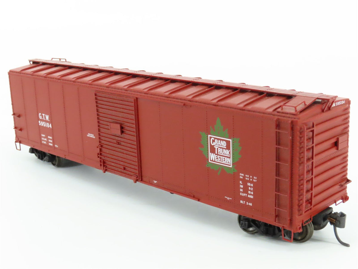 HO Scale Proto 2000 #23349 GTW Grand Trunk Western 50&#39; Single Door Boxcar 595184