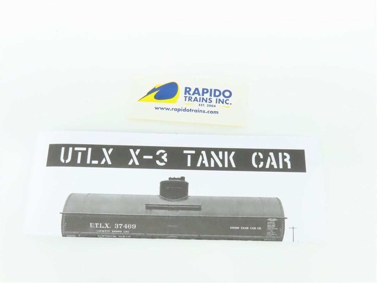 HO Scale Rapido 159010A UTLX Eastman Chemical Single Dome Tank Car #36299