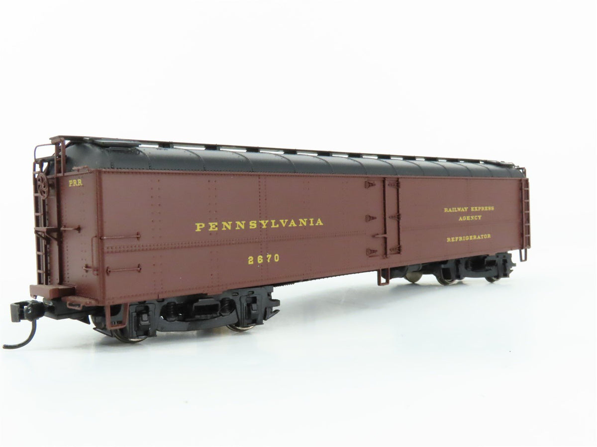 HO Scale Walthers Proto #92017224 PRR Pennsylvania 50&#39; Express Reefer #2670