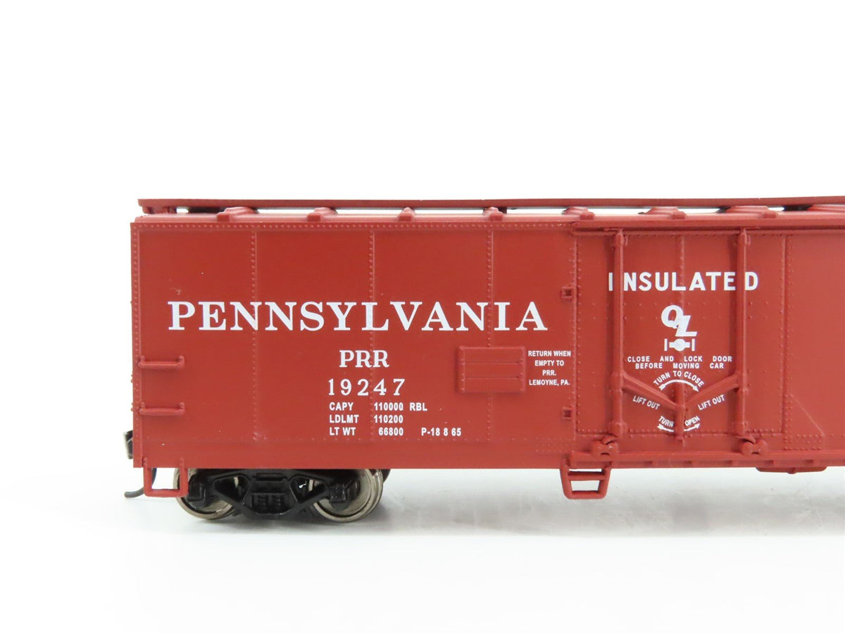 HO Scale Walthers Mainline #9101555 PRR Pennsylvania 40&#39; Plug Door Boxcar #19247