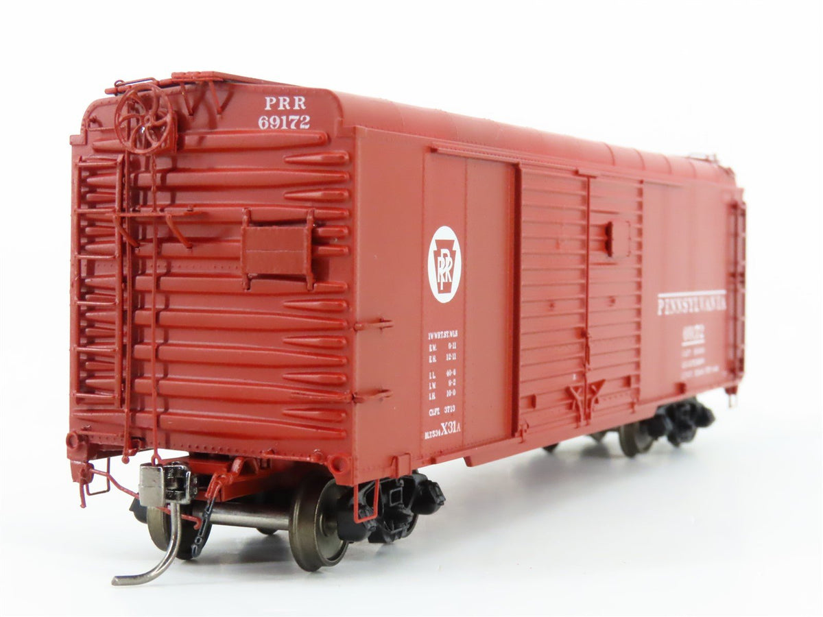 HO Scale Rapido 123008-2 PRR Pennsylvania Keystone Double Door Box Car #69172