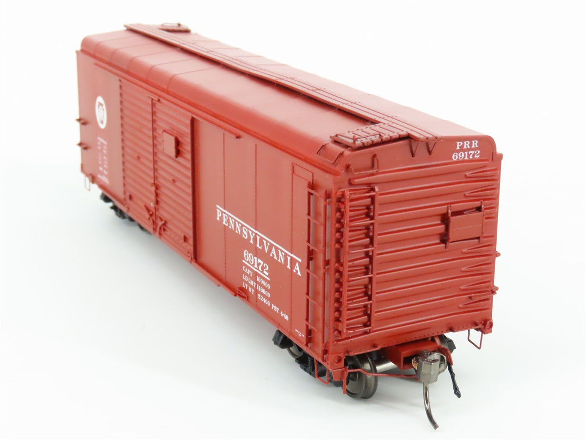 HO Scale Rapido 123008-2 PRR Pennsylvania Keystone Double Door Box Car #69172
