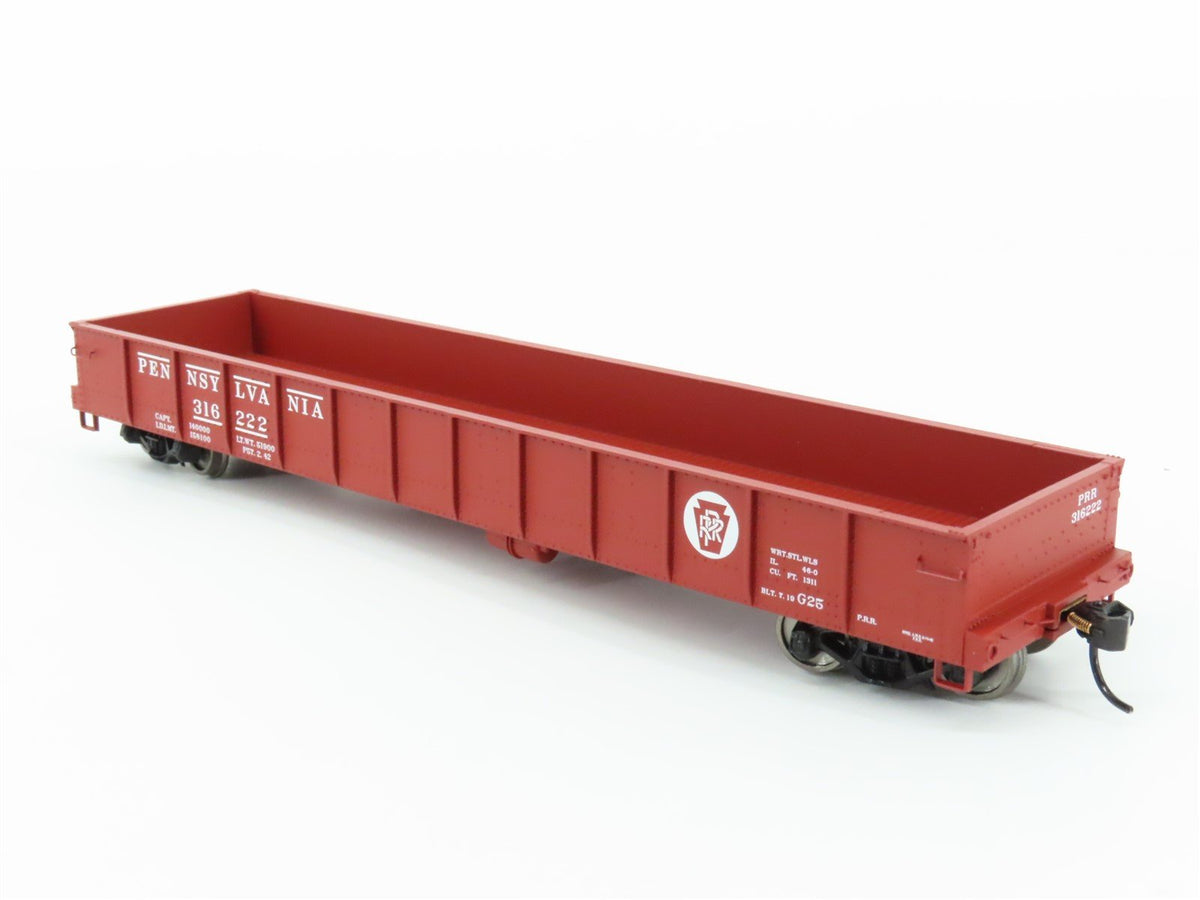 HO Scale Walthers Platinum #932-42358 PRR Pennsylvania 46&#39; USRA Gondola #316222