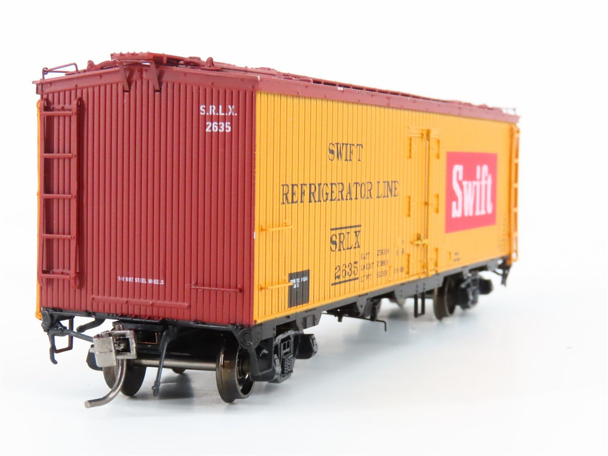 HO Scale Rapido 121060-2 SRLX Swift Refrigerator Line 37&#39; Meat Reefer #2635