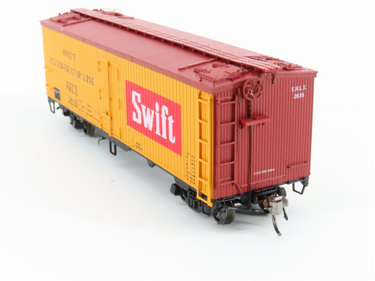 HO Scale Rapido 121060-2 SRLX Swift Refrigerator Line 37&#39; Meat Reefer #2635