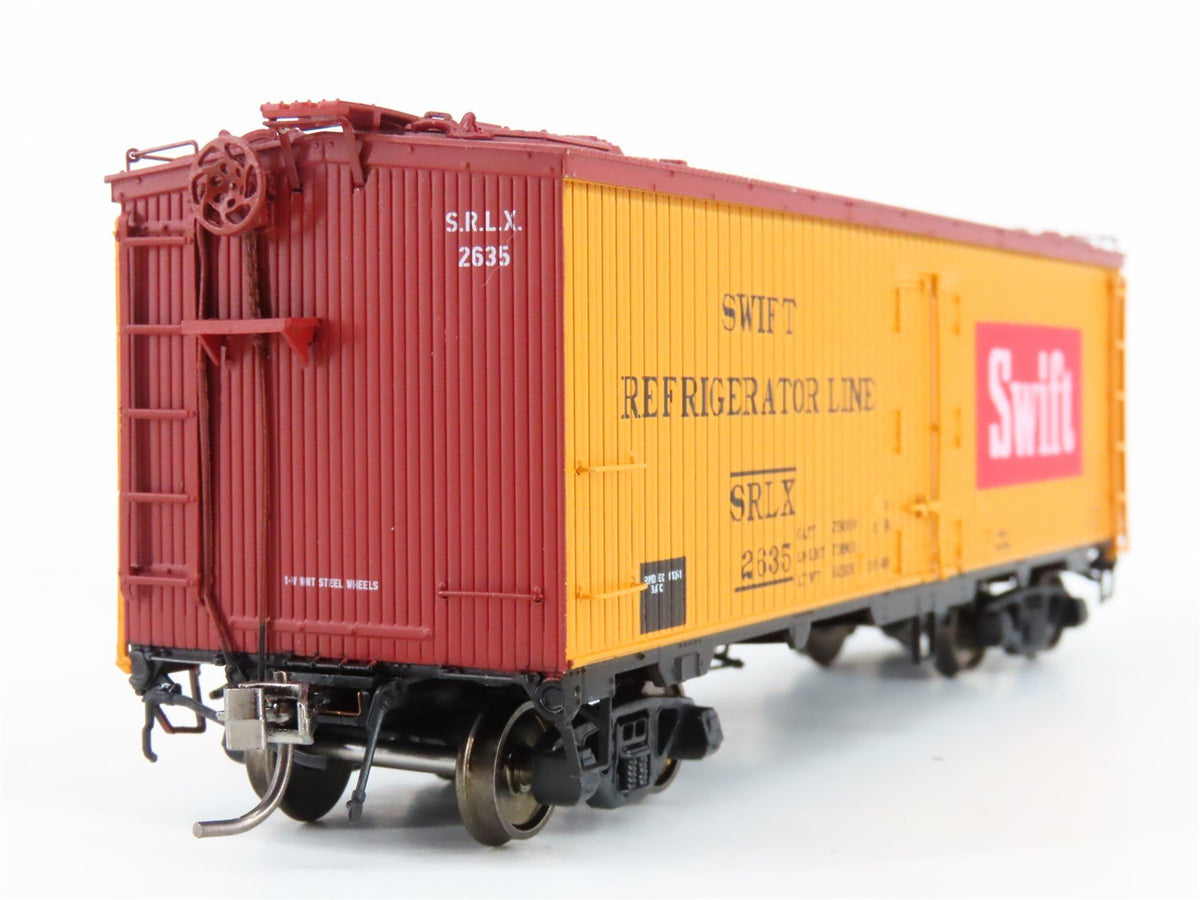 HO Scale Rapido 121060-2 SRLX Swift Refrigerator Line 37&#39; Meat Reefer #2635