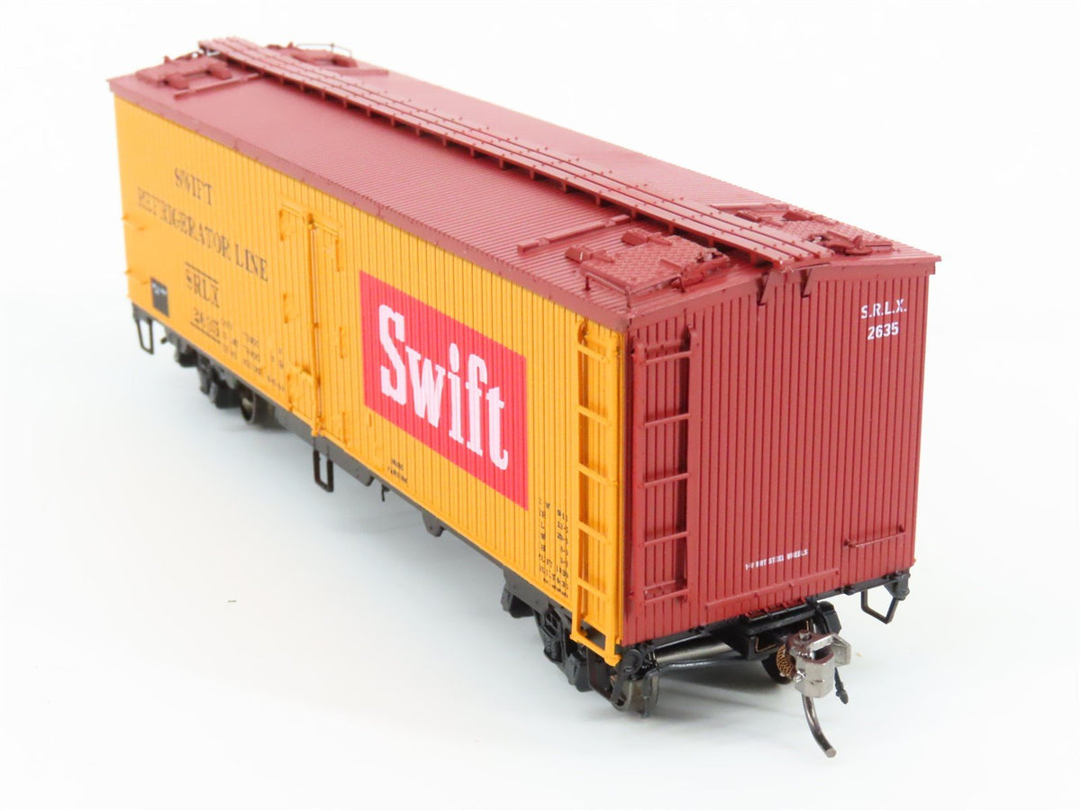 HO Scale Rapido 121060-2 SRLX Swift Refrigerator Line 37&#39; Meat Reefer #2635