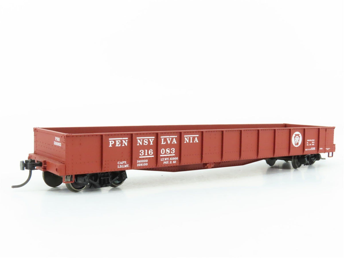 HO Scale Walthers #932-7463 PRR Pennsylvania 46&#39; USRA Gondola #316083