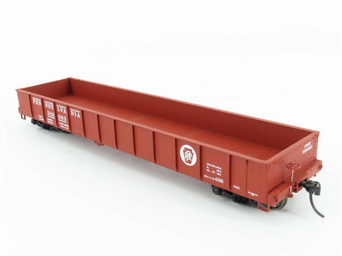 HO Scale Walthers #932-7463 PRR Pennsylvania 46&#39; USRA Gondola #316083
