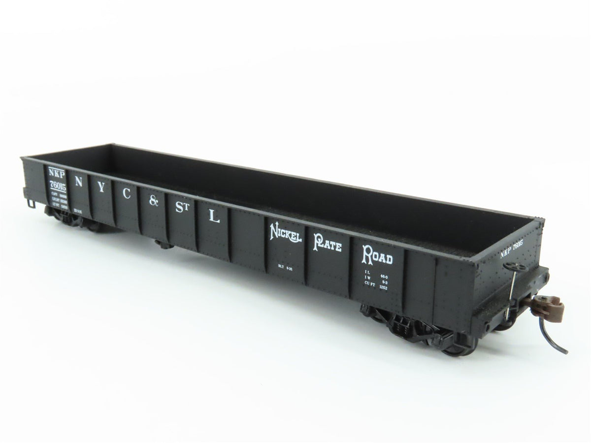HO Walthers #932-7455 NKP NYC &amp; StL Nickel Plate Road 46&#39; USRA Gondola #76015
