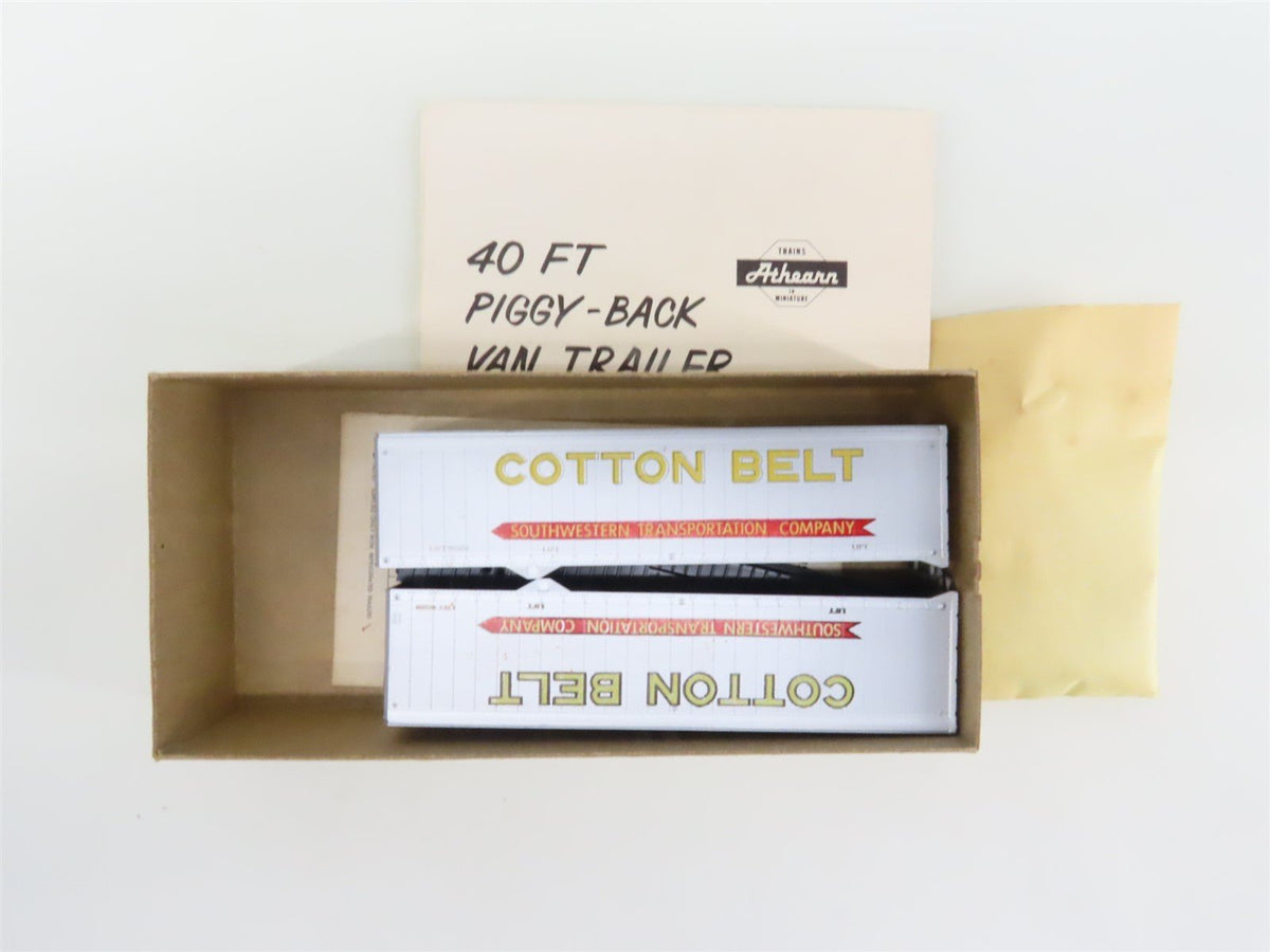 LOT of 12 HO Scale Athearn SSW/WP/Bekins/DCZ/ATSF/RI/FGE Piggy Van Kits
