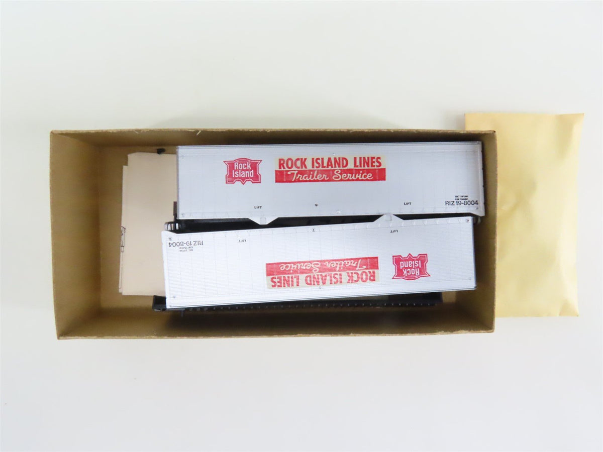 LOT of 12 HO Scale Athearn SSW/WP/Bekins/DCZ/ATSF/RI/FGE Piggy Van Kits