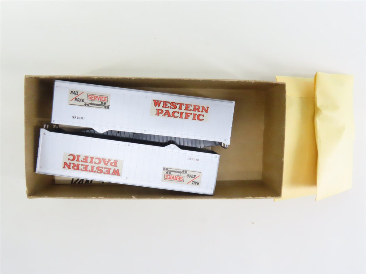 LOT of 12 HO Scale Athearn SSW/WP/Bekins/DCZ/ATSF/RI/FGE Piggy Van Kits