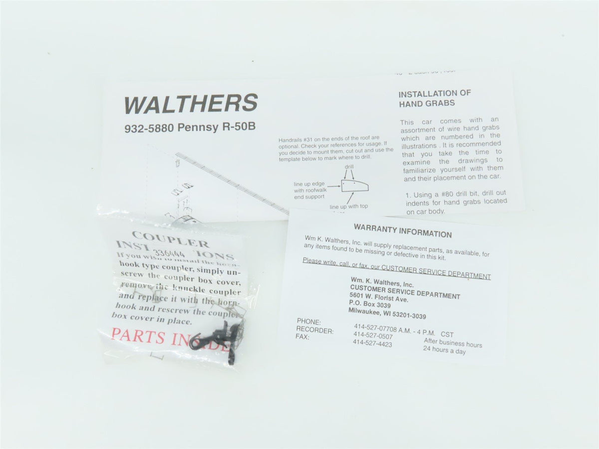 HO Scale Walthers #932-5888 PRR Pennsylvania R50B Express Reefer #2670