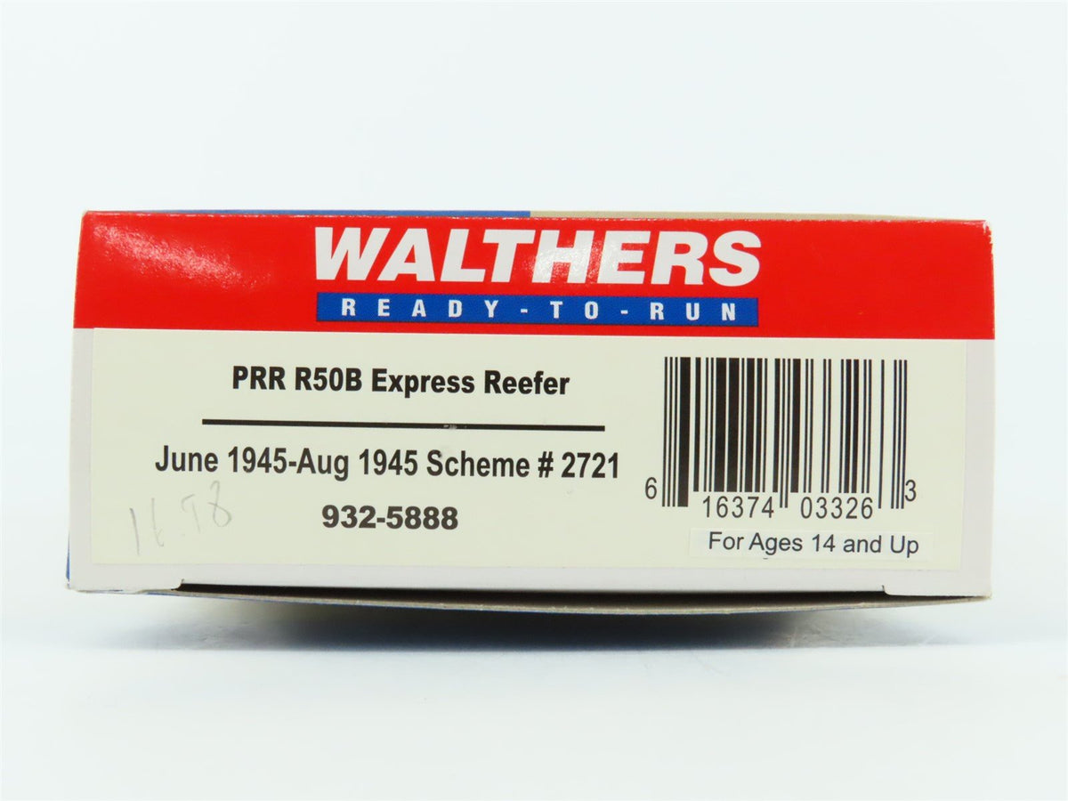 HO Scale Walthers #932-5888 PRR Pennsylvania R50B Express Reefer #2670