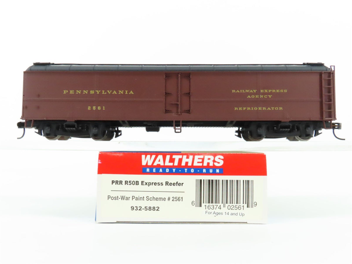 HO Scale Walthers #932-5882 PRR Pennsylvania R50B Express Reefer #2561