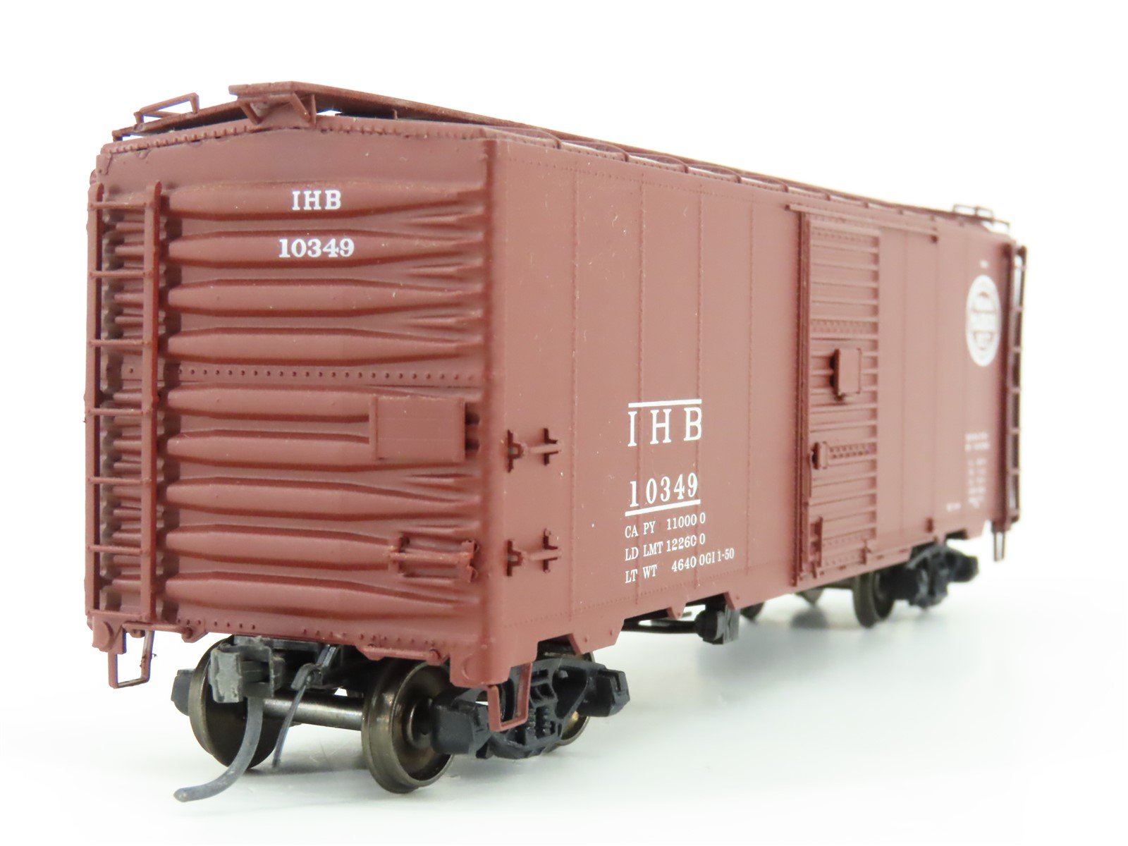 HO Red Caboose RR-38006-4 IHB Indiana Harbor Belt Single Door Box Car #10349