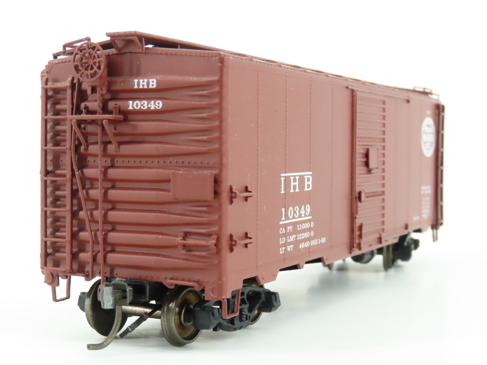 HO Red Caboose RR-38006-4 IHB Indiana Harbor Belt Single Door Box Car #10349