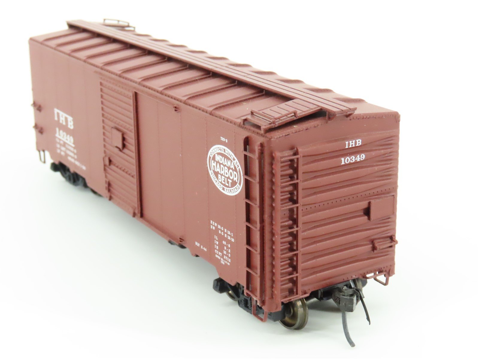 HO Red Caboose RR-38006-4 IHB Indiana Harbor Belt Single Door Box Car #10349