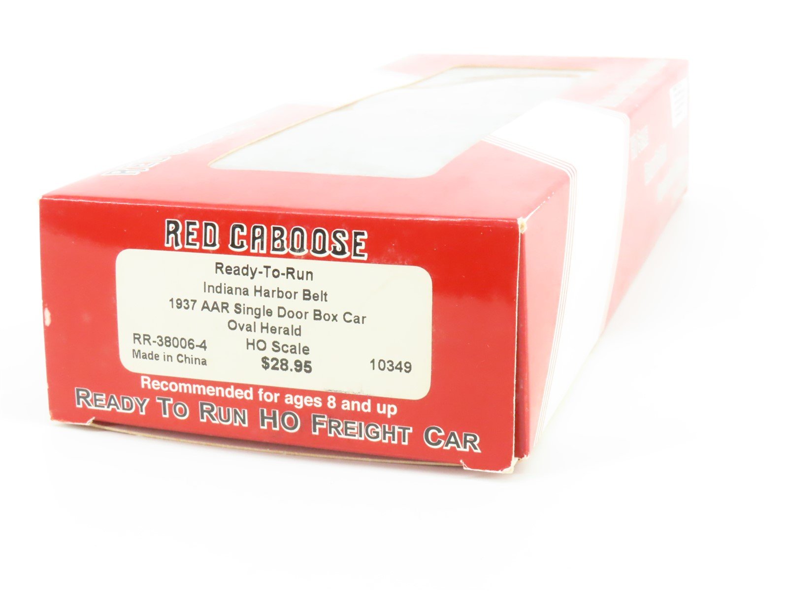 HO Red Caboose RR-38006-4 IHB Indiana Harbor Belt Single Door Box Car #10349
