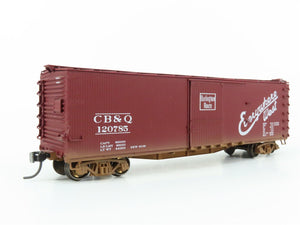 HO Scale Ertl 333 CB&Q Burlington Route 50' Boxcar #120785 - Weathered