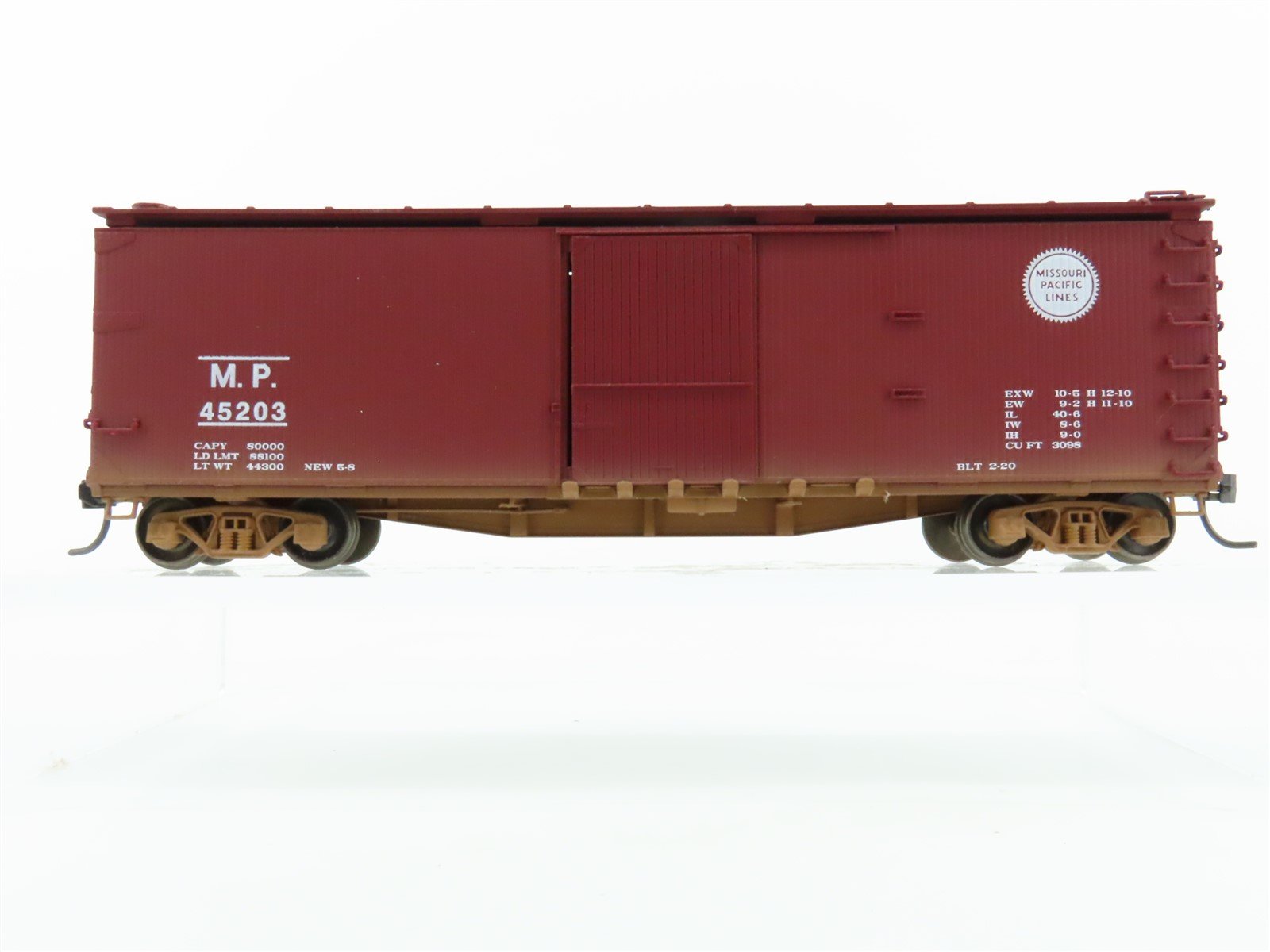 HO Scale Ertl 4373 MP Missouri Pacific Lines 50' Boxcar #45203 Weathered