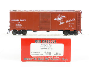 HO Red Caboose RR-38009-2 CP Canadian Pacific Spans the World Box Car #221141