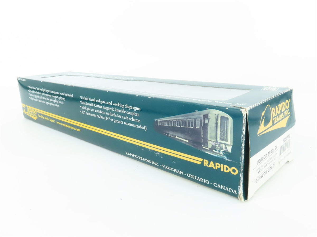 HO Scale Rapido Osgood Bradley 109012 NH New Haven Coach Passenger Car #8258