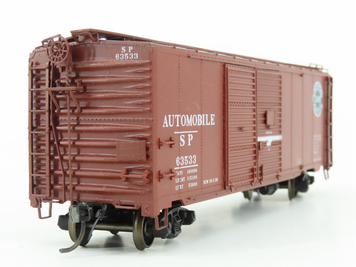 HO Scale Red Caboose RR-38538-5 SP Southern Pacific Automobile Box Car #63533