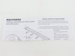 HO Scale Walthers 932-16762 D&H Delaware & Hudson 52-Seat Coach Passenger