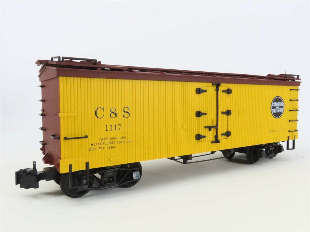 G Scale Delton Lines C&amp;S Colorado &amp; Southern Boxcar #1117