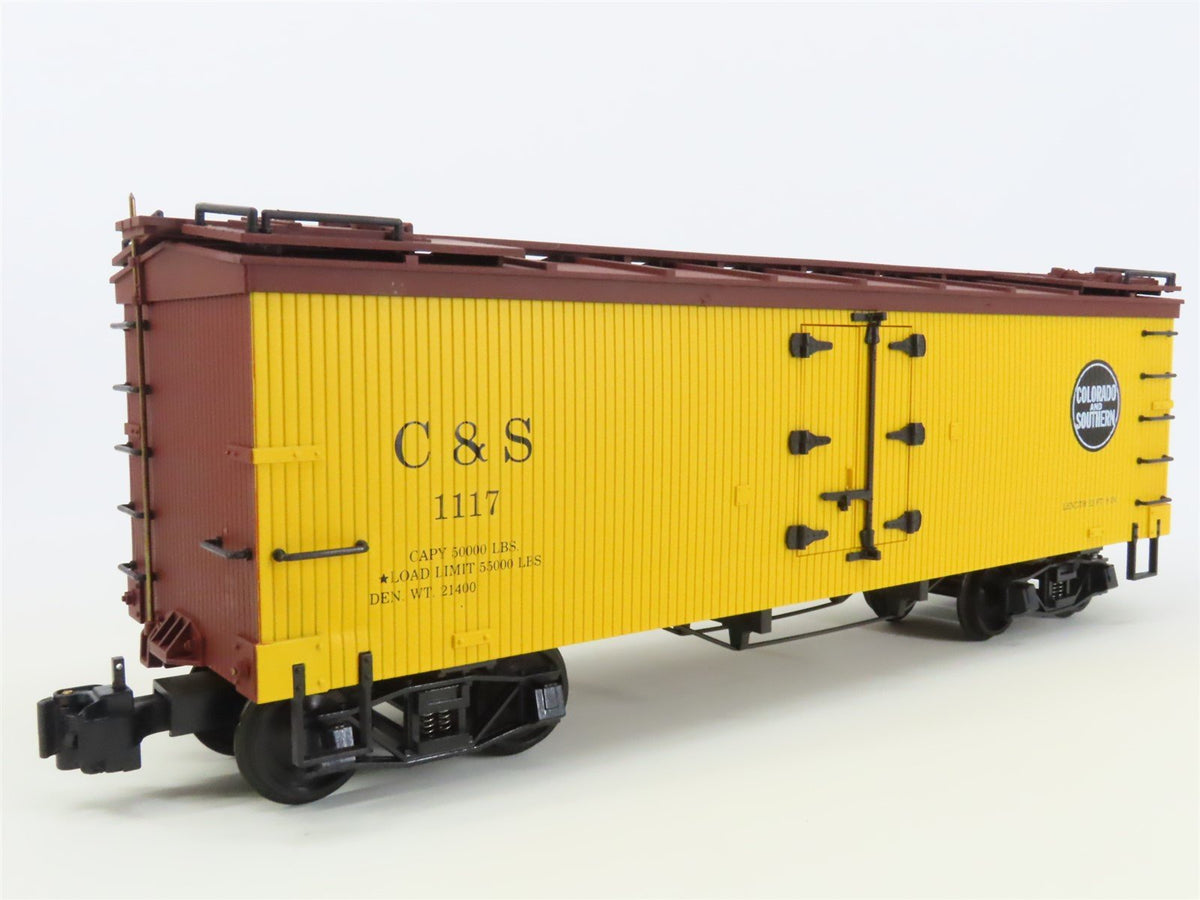G Scale Delton Lines C&amp;S Colorado &amp; Southern Boxcar #1117