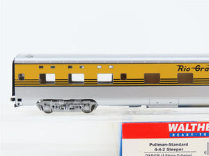 HO Walthers 932-6708 D&RGW Rio Grande 4-4-2 Sleeper Passenger (4 Stripe Scheme)