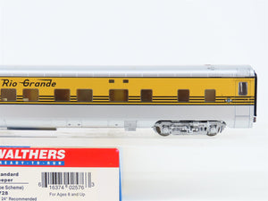 HO Walthers 932-6728 D&RGW Rio Grande 6-6-4 Sleeper Passenger (4 Stripe Scheme)