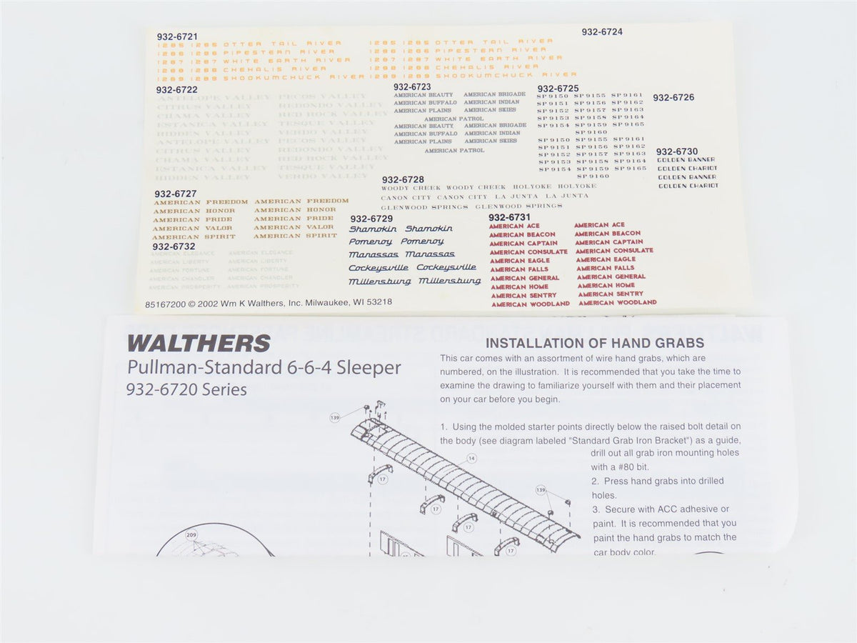 HO Walthers 932-6728 D&amp;RGW Rio Grande 6-6-4 Sleeper Passenger (4 Stripe Scheme)