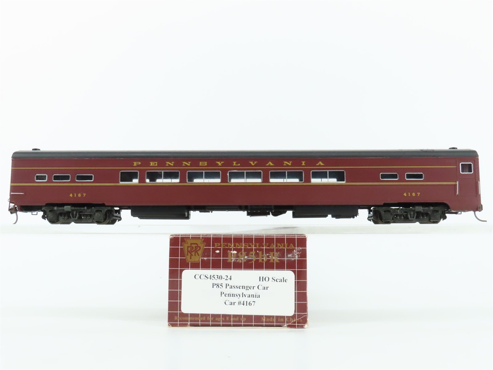 HO Scale Centralia Car Shops CCS4530-24 PRR Pennsylvania P85 Passenger Car #4167