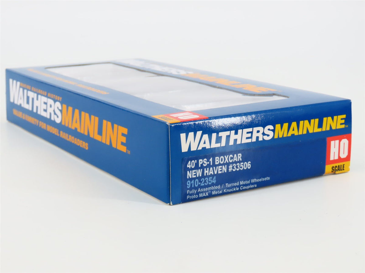 HO Scale Walthers Mainline 910-2354 NH New Haven 40&#39; PS-1 Box Car #33506