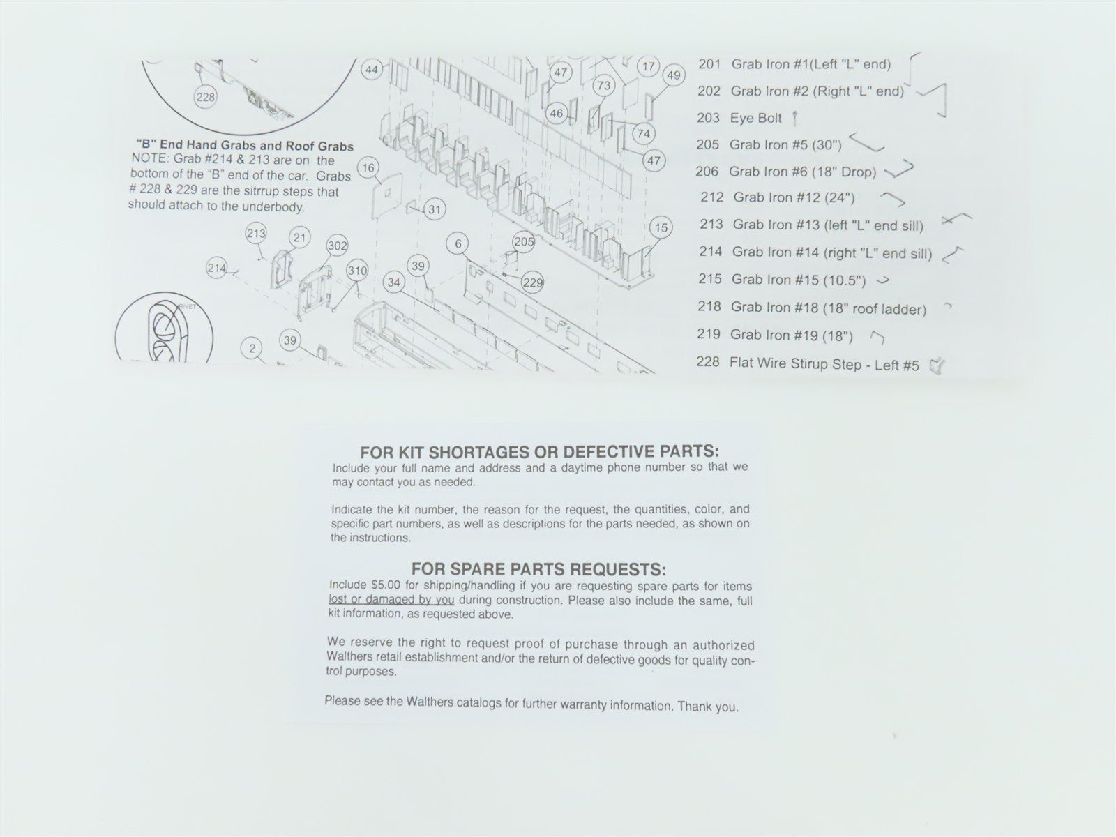 HO Walthers 932-9387 PRR Pennsylvania Pullman Standard 10-6 Sleeper Passenger