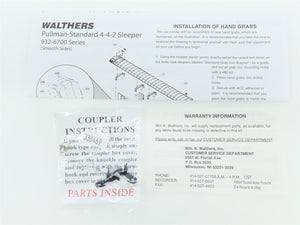 HO Walthers 932-6707 PRR Pennsylvania Pullman Standard 4-2-2 Sleeper Passenger