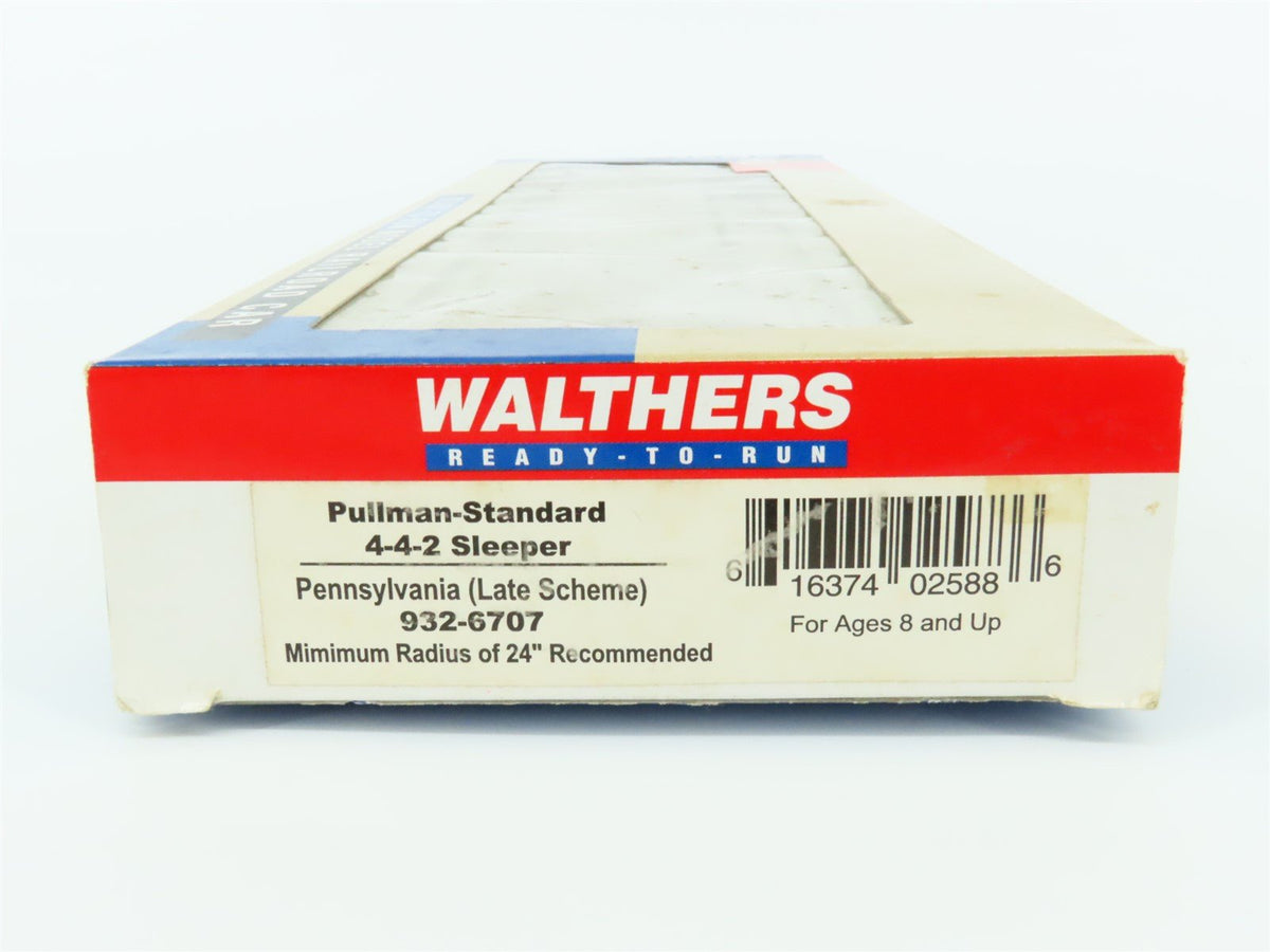 HO Walthers 932-6707 PRR Pennsylvania Pullman Standard 4-2-2 Sleeper Passenger
