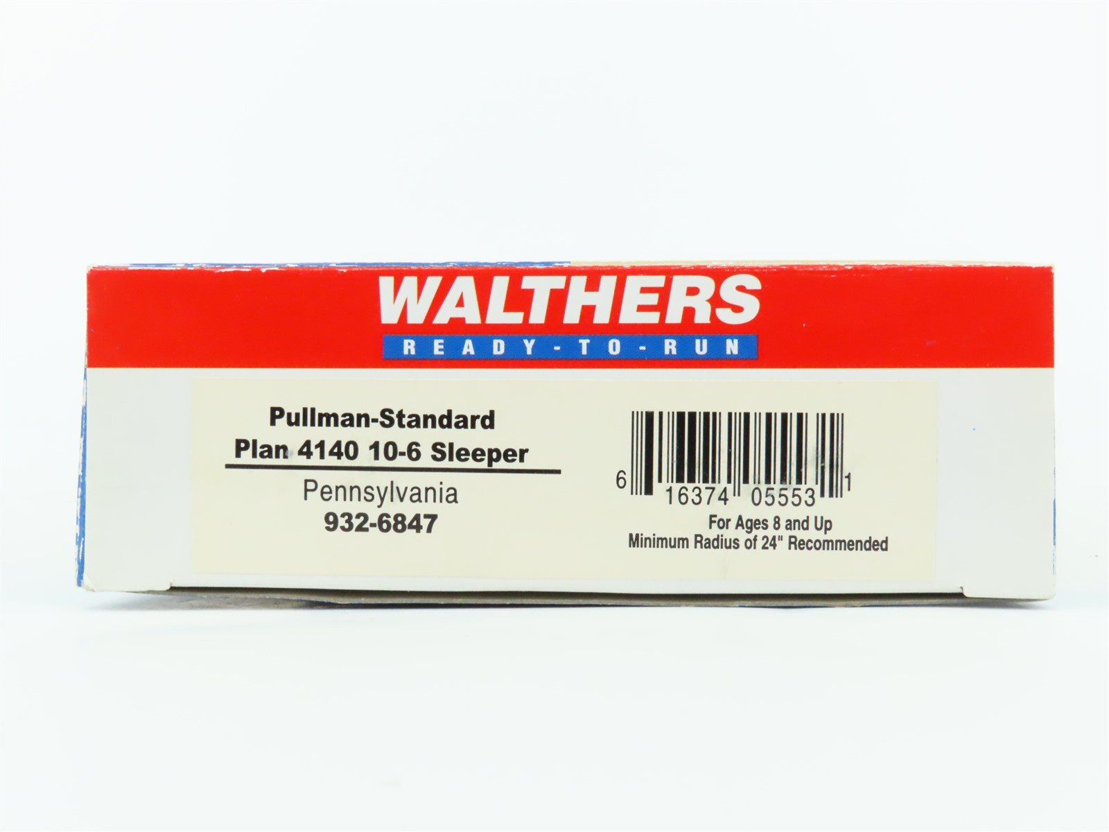 HO Walthers 932-6847 PRR Pennsylvania Pullman Plan 4140 10-6 Sleeper Passenger