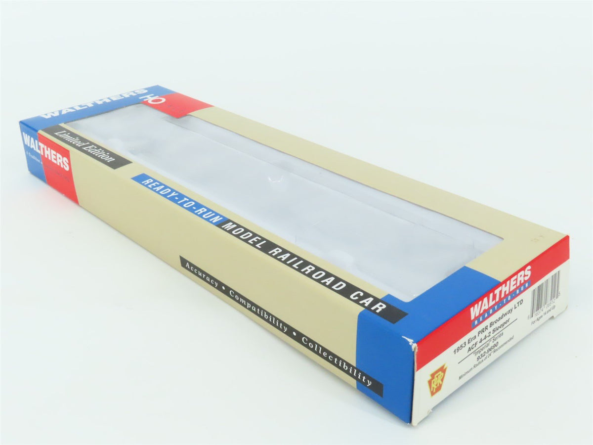 HO Scale Walthers 932-9690 PRR 1953 Era Broadway LTD ACF 4-4-2 Sleeper Passenger