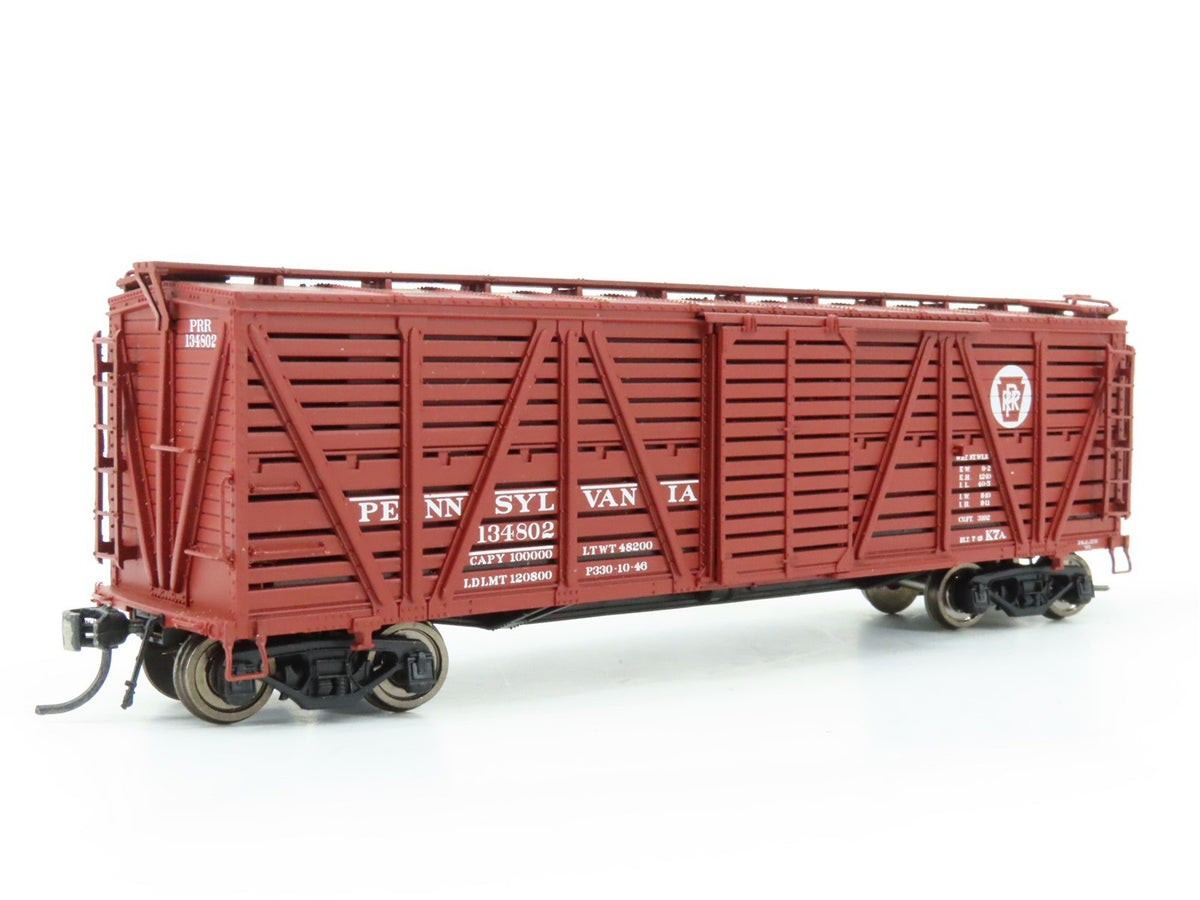 HO Broadway Limited Imports BLI 4575 PRR Pennsylvania Stock Car #134408 w/sound