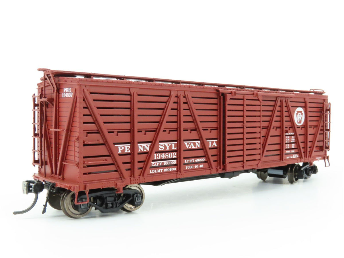 HO Broadway Limited Imports BLI 4575 PRR Pennsylvania Stock Car #134408 w/sound