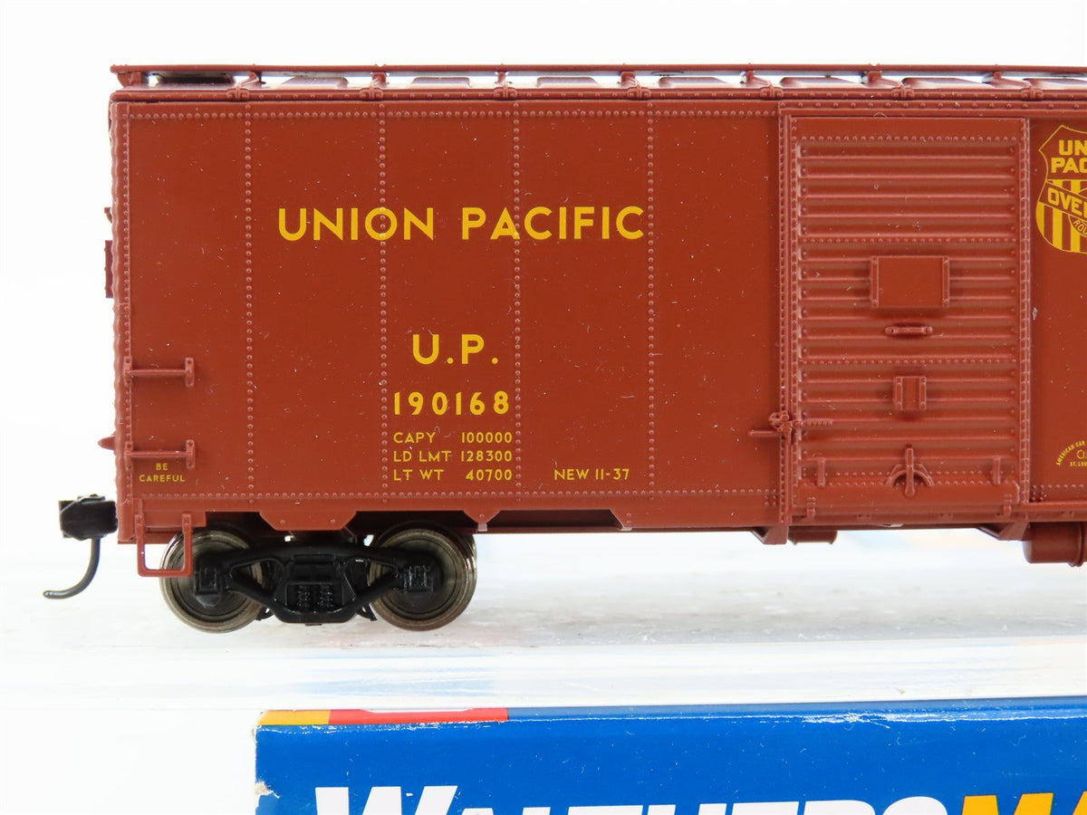 HO Walthers Mainline 910-2712 UP Union Pacific Overland 40&#39; Box Car #190168