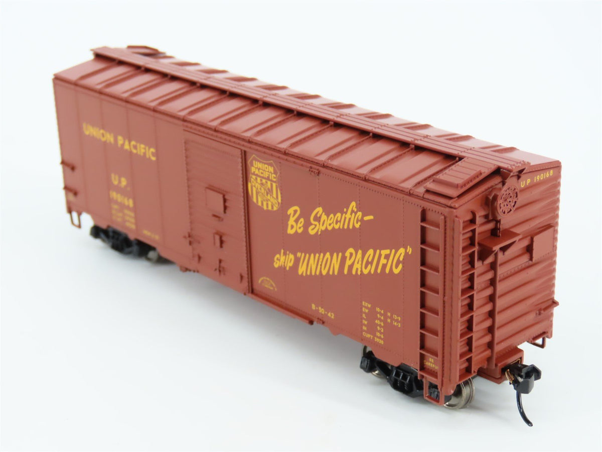 HO Walthers Mainline 910-2712 UP Union Pacific Overland 40&#39; Box Car #190168