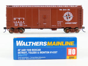HO Walthers Mainline 910-1777 DTI Detroit Toledo & Ironton 40' Box Car #14307